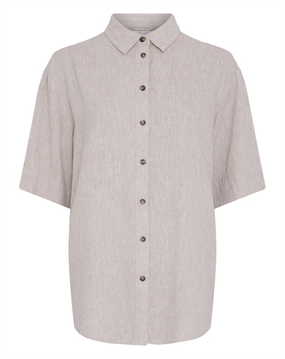 MSCH Copenhagen - MSCHViana Ginia 3/4 Hemd - Sand Melange